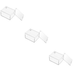 3 Pieces Spider Scorpion Feeding Box Reptile Tarantula Enclosure