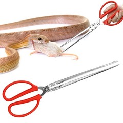 15 Inch Heavy Duty Snake Feeding Tongs Extra Long Stainless Reptile Tweezers