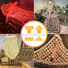 Reptile Hammock for Bearded Dragons & Lizards – Tank Accessories & Habitat Décor