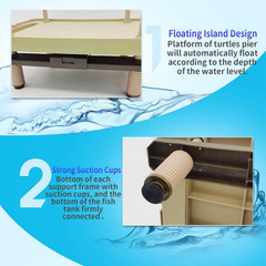 Large Turtle Basking Platform, Floating Turtle Dock, Turtles Platform for Aquari