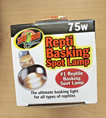 Zoo Med Repti Basking Spot Lamp 75W Replacement Bulb NEW