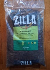 Zilla Reptile Terrarium Bedding Substrate Jungle 8 Quarts (Pack of 1), Brown