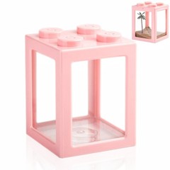 Mini Sea Monkey Tank, Small Shrimp Tank Stackable Mini Aquariums for Fairy Sh…