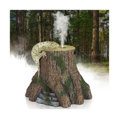 REPTIZOO Reptile Humidifier Fogger, Tree Trunk Humidifier with Top Mist Outle…