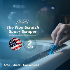 Scrigit Scraper No-Scratch Plastic Scraper Tool, 5 Pack – The Handy Multi-Use…