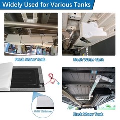 RV Tank Heater Pad 12V/13.5V,12″x18″ 3PCS RV Holding Tank Heater Pad with Aut…