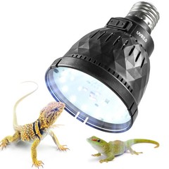 UVB Light Bulb for Reptile, 5.0 & 10.0 UVB UVA Reptile Light Bulb for Turtles…