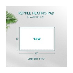 Luxbird Reptile Heating Pad 8×12 Inch with Dual Output Reptile Thermostat LB-…