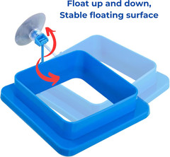 Aquatic Turtle Tank Accessories Feeding Ring and Nitrifying Balls, Turtle Feedin