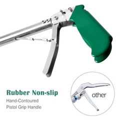 47in Wide Jaw Snake Tongs Grabber Catcher Stick Reptile Handling Tool with Lock