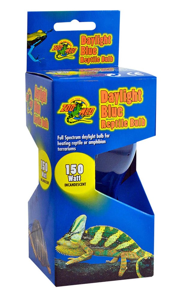 Zoo Med Daylight Blue Reptile Bulb Blue, 1ea/150 W