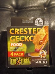 4 Pack Exo Terra Crested Gecko Yellow Food Reptile Lizard Exp 01/27