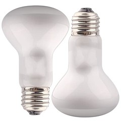 Aiicioo Reptile Basking Light Bulb 50W Heat Lamp 2 Pack UVA Daylight – White