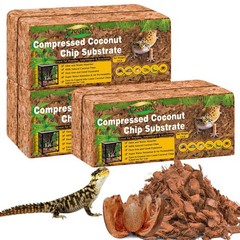 ZeeDix 10LBS Coconut Husk Chip Substrate for Reptiles – Organic Bedding