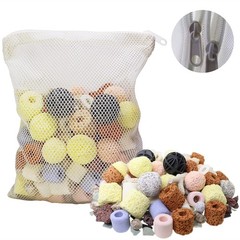 Aquarium Filter Media 15-in-1 Mineral Balls & Ceramic Rings – 1000g with Zipp…