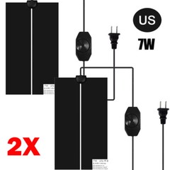 2x 7W 15*28CM Pet Reptile Heater Under Tank Heating Pad Aquarium Lizard Mats NEW