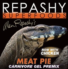 Repashy Meat Pie Carnivore Gel Premix Bearded Dragon Monitor Tegu Frog Salmander