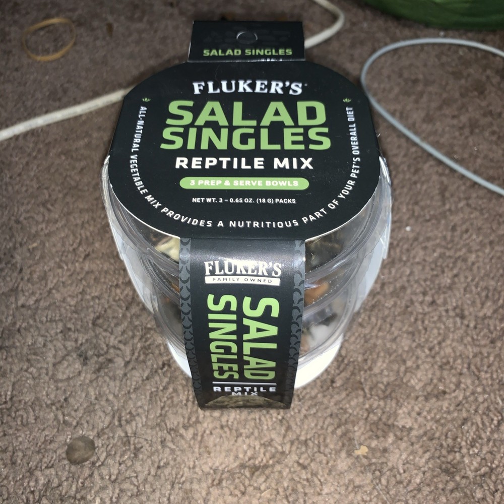 Fluker’s Salad Singles Reptile Blend 0.65 oz, 3 ok EXP oct 2026