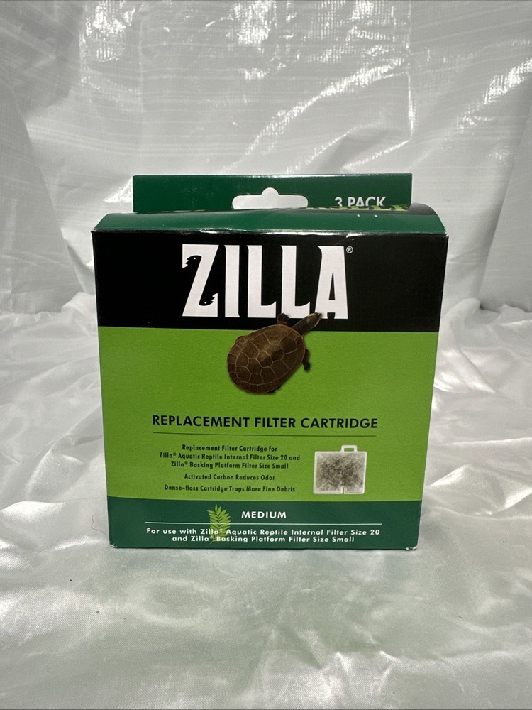 Zilla Replacement Filter Cartridges Medium, 3 Pack