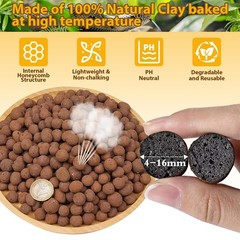 Legigo 2LBS Leca Balls Terrarium Substrate for Reptiles, Organic