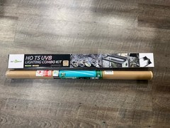 REPTI ZOO T5 HO UVB Lighting Combo Kit, Terrarium Hood Comes w/ 2 Added Bulbs