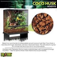 Coco Husk Brick – 8 QT All-Natural Coconut Fiber Substrate for Pet Terrariums