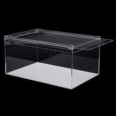Magnetic Acrylic Large Enclosure 2.5 Gallon 12 X 8 X 6 Inch Reptile Breeding Box