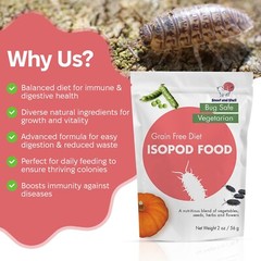 Isopod Food to Enrich Your Pet’s Habitat and Diet – Grain-Free Diet
