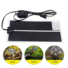 Reptile Heating Pad with Temperature Adjustment 7W/ 14W/ 20W Under Tank Terra…