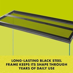 Fresh Air Screen Cover with Center Hinge Secure and Durable Metal Mesh Cover