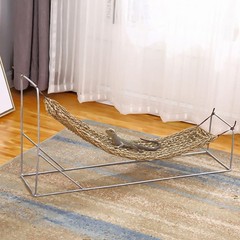 Mipcase 2Pcs Reptile Seagrass Hammock Lizard Hammock Hanging Ladder Lounger C…