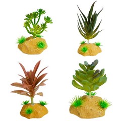 Fish Tanks Grass Landscaped Decoration Terrarium Habitat Decors for Succulents