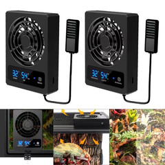 Terrariums Ventilator Cooling Fan Reptiles Tanks Hangable Air Coolers Automatic