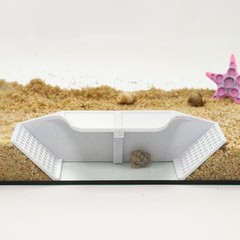White Hermit Crab Underground Hideout Cave Corner 3in1 Habitat Shelter