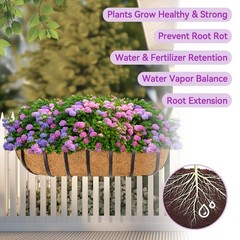 Halatool 30 Inch Coconut Liners for Planters (2 Pack) – Natural Coco Fiber