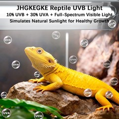 T5 10.0 UVB Reptile Light Fixture Combo Kit, 8W High Output UVA UVB Light wit…