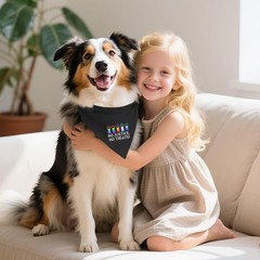 No Justice No Treats Funny Pride Dog Bandana, Political Protest Dog Bandana f…