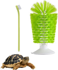 Turtle Brush with Suction Cup Turtle Brush Turtle Tank Accessories for Remove Tu
