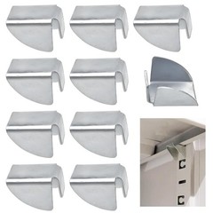 15 PCS Shelf Clips Bracket Replacement for Garage Cabinet, Removable Metal Sh…
