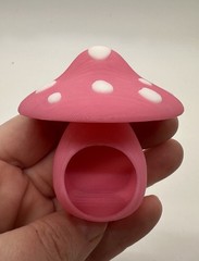 Magnetic Pink/White Mushroom Jumping Spider Hide