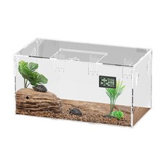 Acrylic Tarantula Enclosure Reptile Terrarium Breeding Tank w/Temperature Hyg…