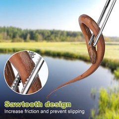 15 Inch Heavy Duty Snake Feeding Tongs Extra Long Stainless Reptile Tweezers