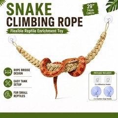 kaiwankalo Snake Enclosure Accessories, Reptile Climbing Toy Natural Beige