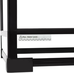 Reptile temperglass Terrarium,Hinge Doors with Screen Ventilation 36”W 18”H 24”D