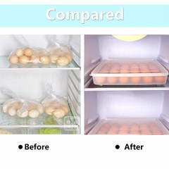 77L Deviled Egg Containers with Lid, (Set of 2), Plastic Deviled Egg Carrier …