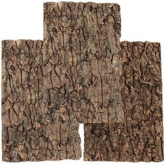 3pcs Tank Reptile Cork Bark Reptile Tree Bark Terrarium Pet Climbing Platform