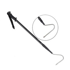 57″ Stainless Steel Snake Catcher Hook – Retractable Reptile Handling Tool