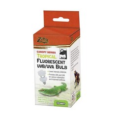 Zilla Canopy UVB UVA Bulb for Reptiles Amphibians Low Intensity 3875 in