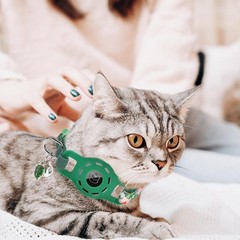 Hawaii AirTag Cat Collar, Breakaway Anti-Suffocation Elastic Kitten Collar wi…