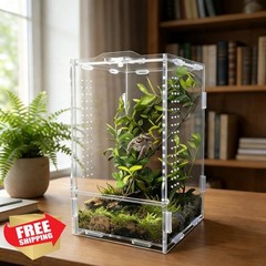 veectgoo Spider Enclosure Acrylic 4.5×4.5×8